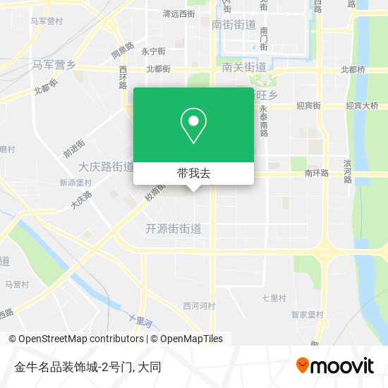金牛名品装饰城-2号门地图