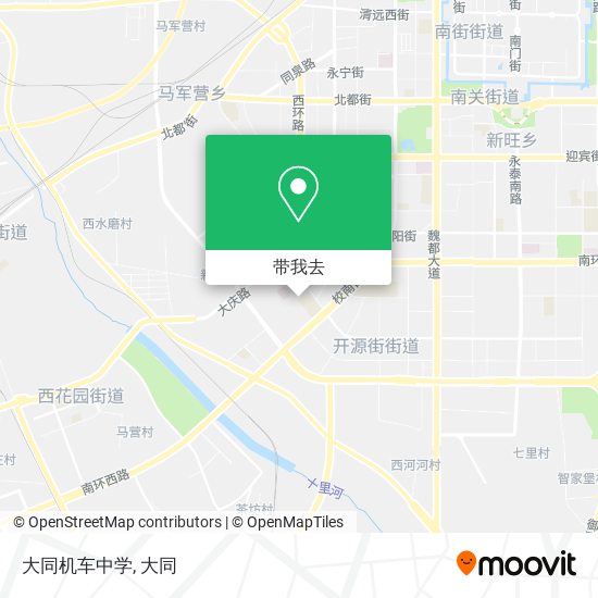 大同机车中学地图