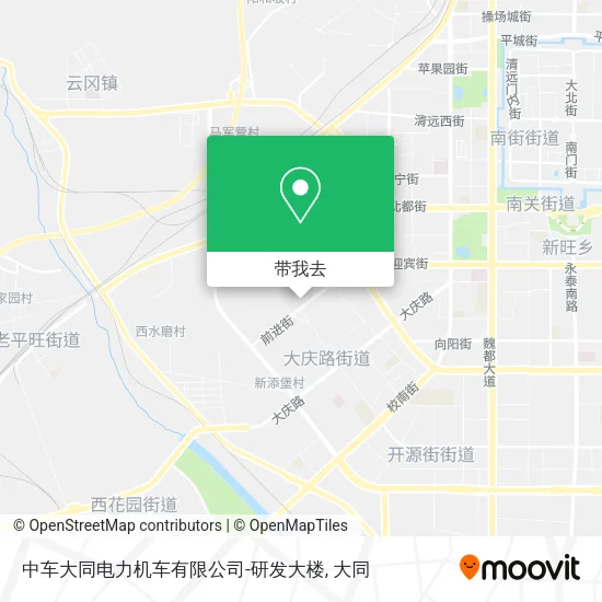 中车大同电力机车有限公司-研发大楼地图