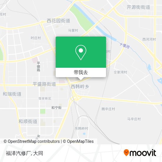 福泽汽修厂地图