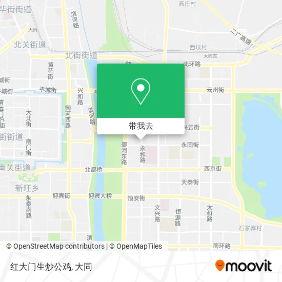 红大门生炒公鸡地图