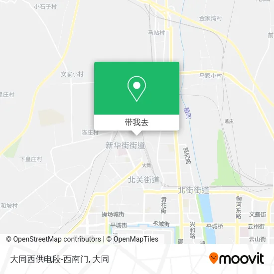 大同西供电段-西南门地图