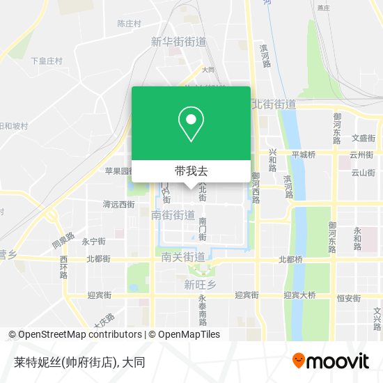 莱特妮丝(帅府街店)地图
