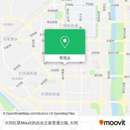大同红星MissE的自在之家普通公寓地图