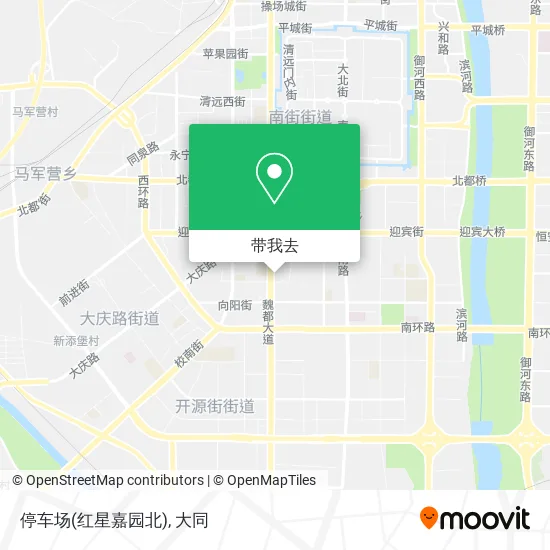 停车场(红星嘉园北)地图