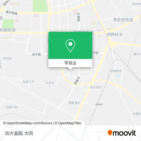 四方嘉园地图