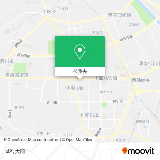 x区地图