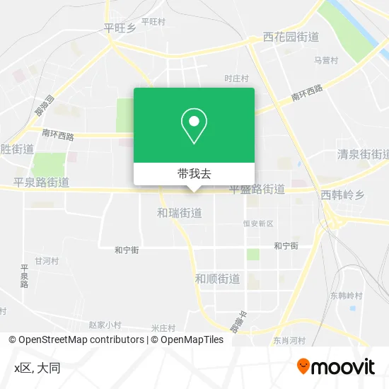 x区地图