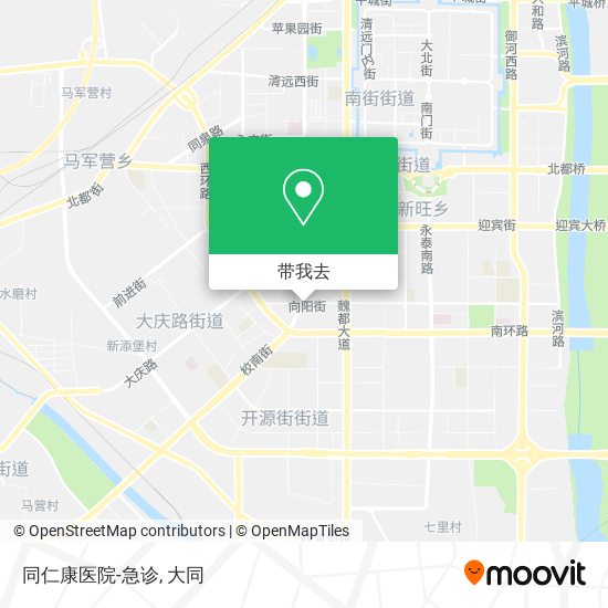 同仁康医院-急诊地图