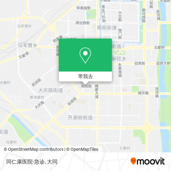 同仁康医院-急诊地图