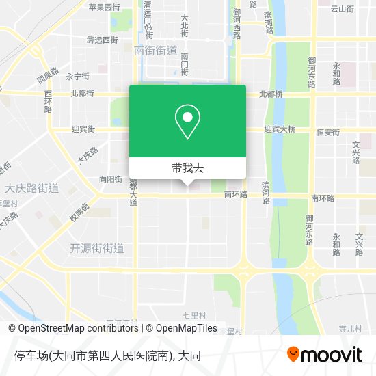 停车场(大同市第四人民医院南)地图