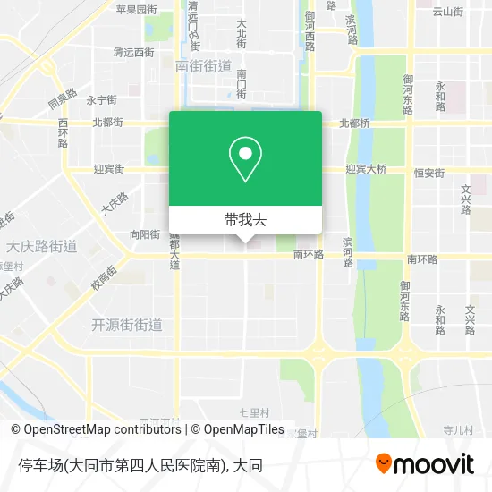 停车场(大同市第四人民医院南)地图