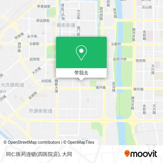 同仁医药连锁(四医院店)地图