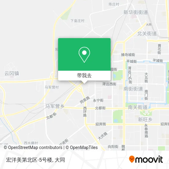宏洋美第北区-5号楼地图
