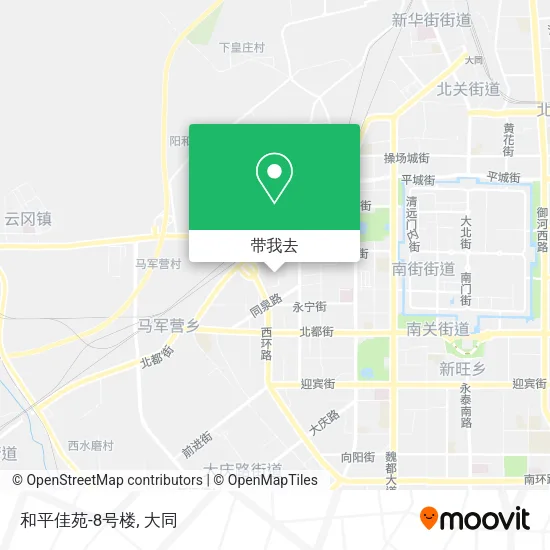 和平佳苑-8号楼地图