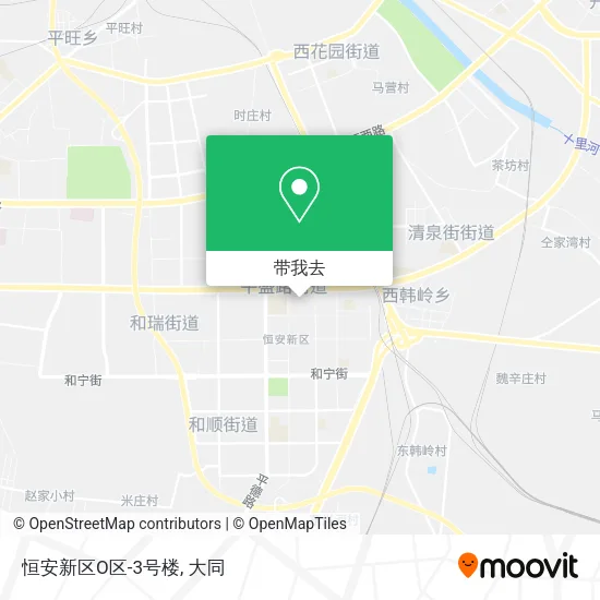 恒安新区O区-3号楼地图