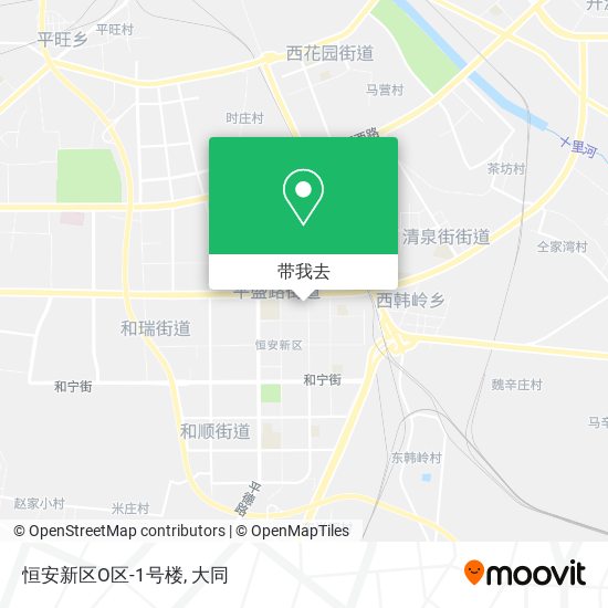 恒安新区O区-1号楼地图