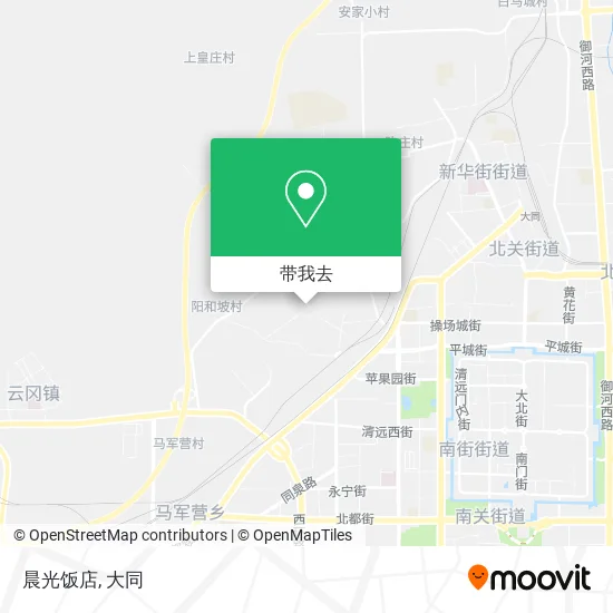 晨光饭店地图