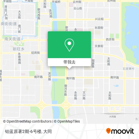 铂蓝原著2期-6号楼地图