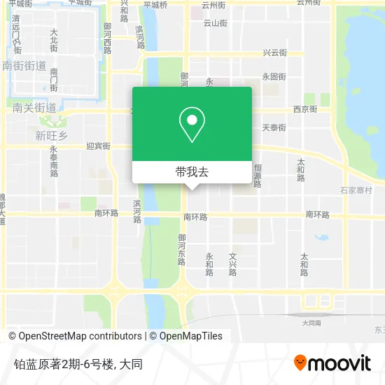 铂蓝原著2期-6号楼地图