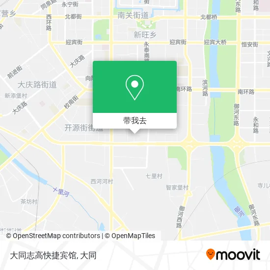 大同志高快捷宾馆地图