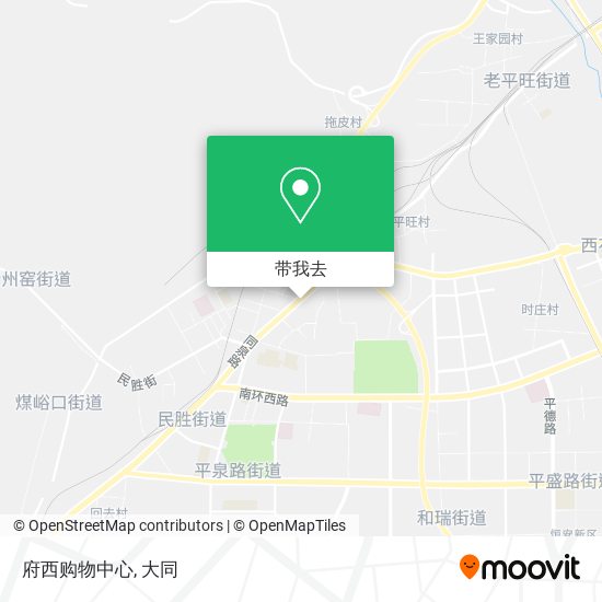 府西购物中心地图