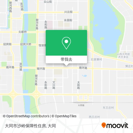 大同市沙岭保障性住房地图