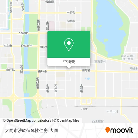 大同市沙岭保障性住房地图
