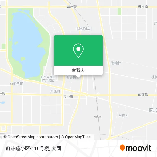 蔚洲疃小区-116号楼地图