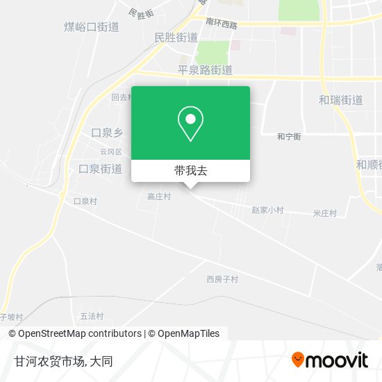 甘河农贸市场地图