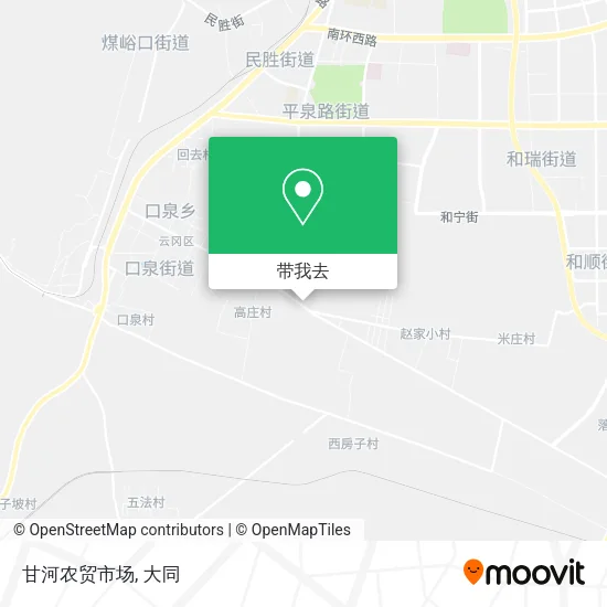 甘河农贸市场地图