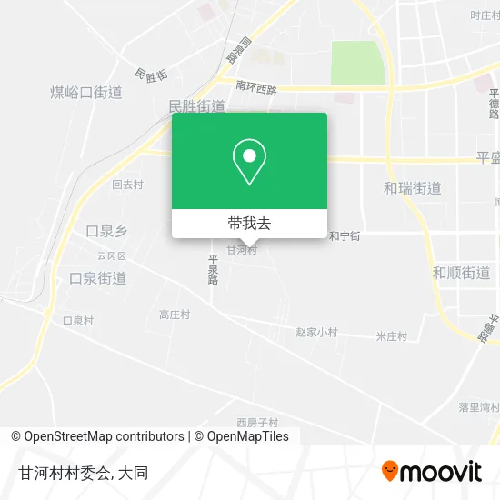 甘河村村委会地图