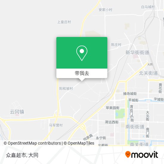 众鑫超市地图