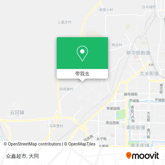 众鑫超市地图