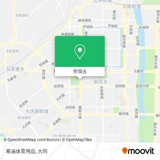 蓦涵体育用品地图