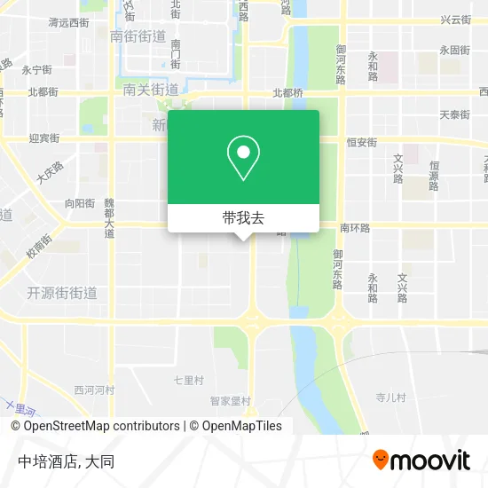 中培酒店地图