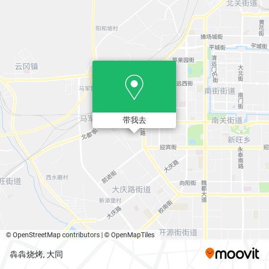 犇犇烧烤地图