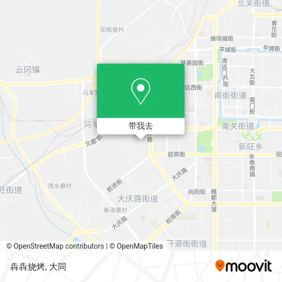 犇犇烧烤地图