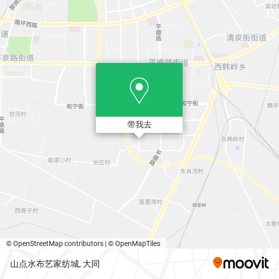 山点水布艺家纺城地图