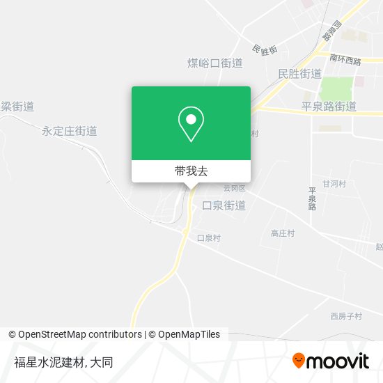 福星水泥建材地图