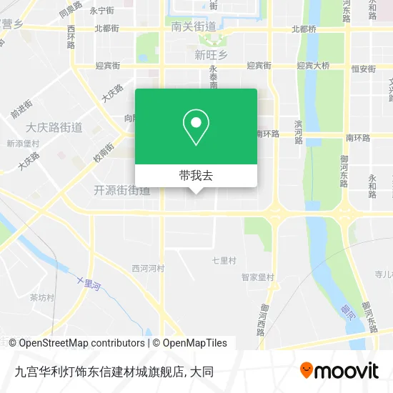 九宫华利灯饰东信建材城旗舰店地图