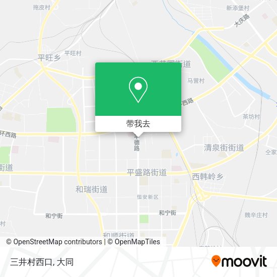 三井村西口地图