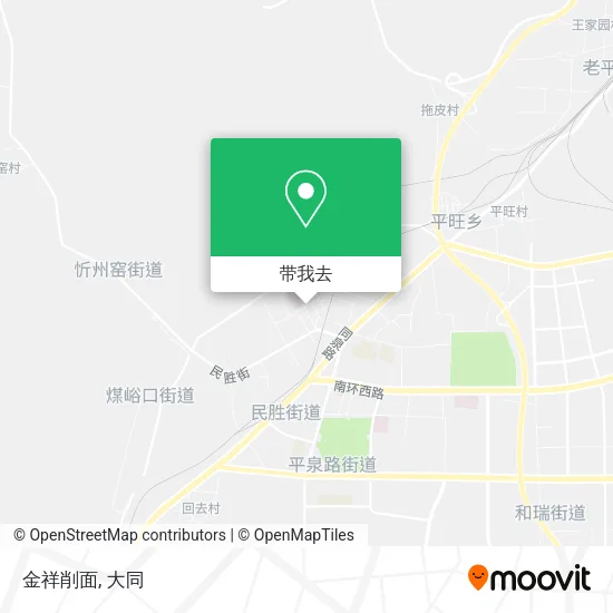 金祥削面地图