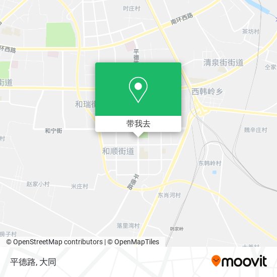 平德路地图
