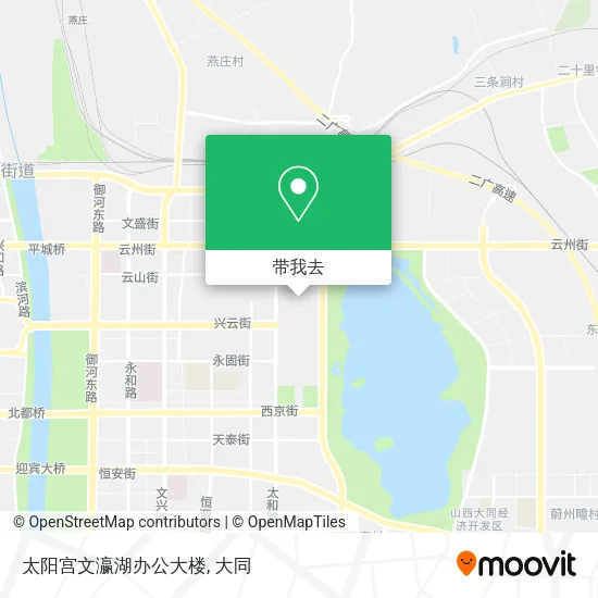 太阳宫文瀛湖办公大楼地图