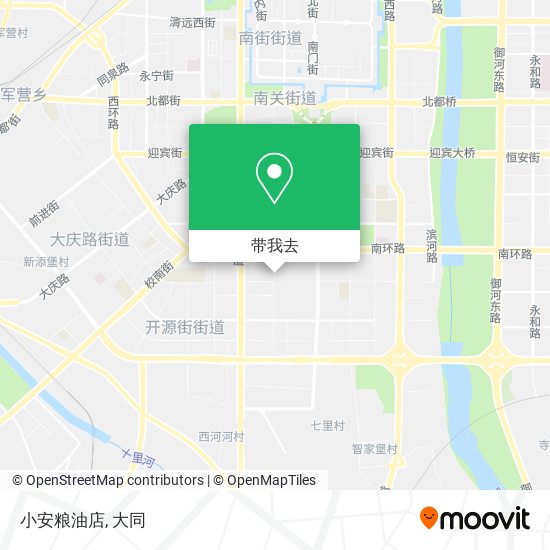 小安粮油店地图