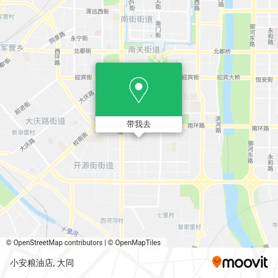 小安粮油店地图