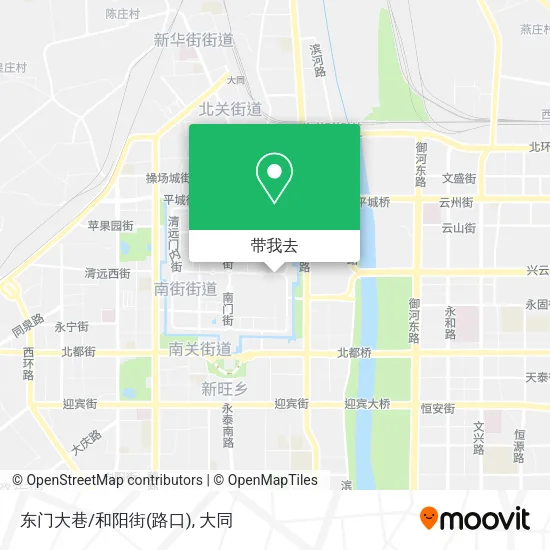 东门大巷/和阳街(路口)地图