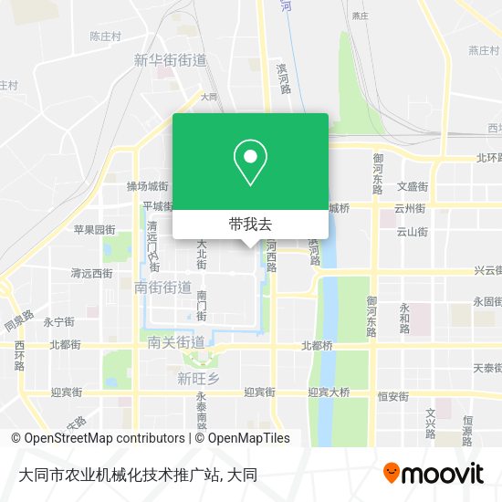 大同市农业机械化技术推广站地图