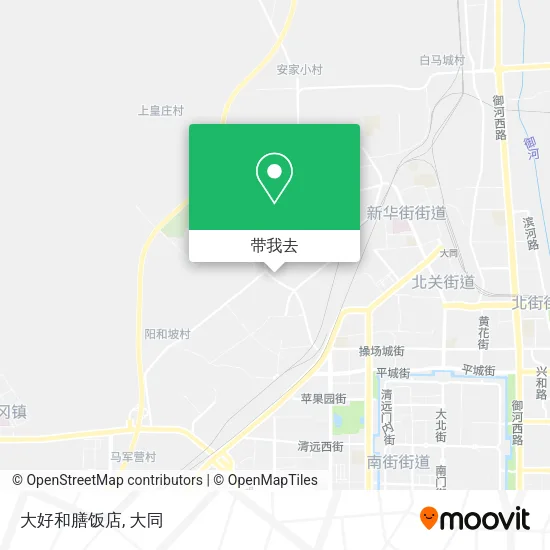 大好和膳饭店地图
